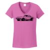 Ladies Heavy Cotton™ 100% Cotton V-Neck T-Shirt Thumbnail