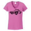 Ladies Heavy Cotton™ 100% Cotton V-Neck T-Shirt Thumbnail