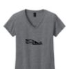 Ladies Heavy Cotton™ 100% Cotton V-Neck T-Shirt Thumbnail