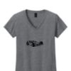 Ladies Heavy Cotton™ 100% Cotton V-Neck T-Shirt Thumbnail