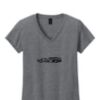 Ladies Heavy Cotton™ 100% Cotton V-Neck T-Shirt Thumbnail