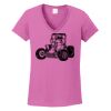Ladies Heavy Cotton™ 100% Cotton V-Neck T-Shirt Thumbnail