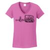 Ladies Heavy Cotton™ 100% Cotton V-Neck T-Shirt Thumbnail