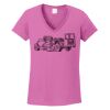 Ladies Heavy Cotton™ 100% Cotton V-Neck T-Shirt Thumbnail