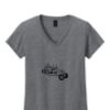Ladies Heavy Cotton™ 100% Cotton V-Neck T-Shirt Thumbnail