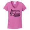 Ladies Heavy Cotton™ 100% Cotton V-Neck T-Shirt Thumbnail