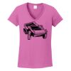Ladies Heavy Cotton™ 100% Cotton V-Neck T-Shirt Thumbnail