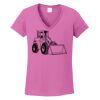 Ladies Heavy Cotton™ 100% Cotton V-Neck T-Shirt Thumbnail