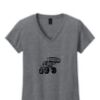 Ladies Heavy Cotton™ 100% Cotton V-Neck T-Shirt Thumbnail