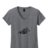 Ladies Heavy Cotton™ 100% Cotton V-Neck T-Shirt Thumbnail