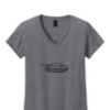 Ladies Heavy Cotton™ 100% Cotton V-Neck T-Shirt Thumbnail
