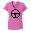 Ladies Heavy Cotton™ 100% Cotton V-Neck T-Shirt Thumbnail