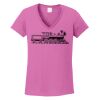 Ladies Heavy Cotton™ 100% Cotton V-Neck T-Shirt Thumbnail