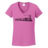 Ladies Heavy Cotton™ 100% Cotton V-Neck T-Shirt Thumbnail