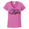 Ladies Heavy Cotton™ 100% Cotton V-Neck T-Shirt Thumbnail