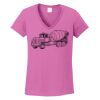 Ladies Heavy Cotton™ 100% Cotton V-Neck T-Shirt Thumbnail