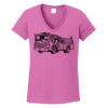 Ladies Heavy Cotton™ 100% Cotton V-Neck T-Shirt Thumbnail