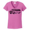 Ladies Heavy Cotton™ 100% Cotton V-Neck T-Shirt Thumbnail