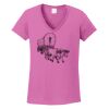 Ladies Heavy Cotton™ 100% Cotton V-Neck T-Shirt Thumbnail