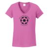 Ladies Heavy Cotton™ 100% Cotton V-Neck T-Shirt Thumbnail