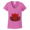 Ladies Heavy Cotton™ 100% Cotton V-Neck T-Shirt Thumbnail