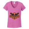 Ladies Heavy Cotton™ 100% Cotton V-Neck T-Shirt Thumbnail