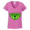 Ladies Heavy Cotton™ 100% Cotton V-Neck T-Shirt Thumbnail