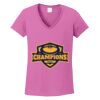 Ladies Heavy Cotton™ 100% Cotton V-Neck T-Shirt Thumbnail