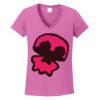 Ladies Heavy Cotton™ 100% Cotton V-Neck T-Shirt Thumbnail