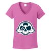 Ladies Heavy Cotton™ 100% Cotton V-Neck T-Shirt Thumbnail