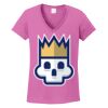 Ladies Heavy Cotton™ 100% Cotton V-Neck T-Shirt Thumbnail