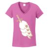 Ladies Heavy Cotton™ 100% Cotton V-Neck T-Shirt Thumbnail