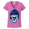 Ladies Heavy Cotton™ 100% Cotton V-Neck T-Shirt Thumbnail