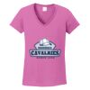 Ladies Heavy Cotton™ 100% Cotton V-Neck T-Shirt Thumbnail