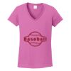 Ladies Heavy Cotton™ 100% Cotton V-Neck T-Shirt Thumbnail