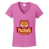 Ladies Heavy Cotton™ 100% Cotton V-Neck T-Shirt Thumbnail