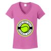 Ladies Heavy Cotton™ 100% Cotton V-Neck T-Shirt Thumbnail