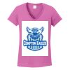 Ladies Heavy Cotton™ 100% Cotton V-Neck T-Shirt Thumbnail
