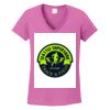 Ladies Heavy Cotton™ 100% Cotton V-Neck T-Shirt Thumbnail