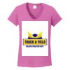 Ladies Heavy Cotton™ 100% Cotton V-Neck T-Shirt Thumbnail