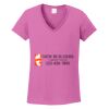 Ladies Heavy Cotton™ 100% Cotton V-Neck T-Shirt Thumbnail