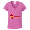 Ladies Heavy Cotton™ 100% Cotton V-Neck T-Shirt Thumbnail