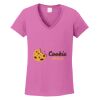 Ladies Heavy Cotton™ 100% Cotton V-Neck T-Shirt Thumbnail