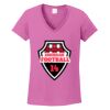 Ladies Heavy Cotton™ 100% Cotton V-Neck T-Shirt Thumbnail