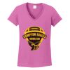 Ladies Heavy Cotton™ 100% Cotton V-Neck T-Shirt Thumbnail
