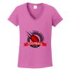 Ladies Heavy Cotton™ 100% Cotton V-Neck T-Shirt Thumbnail