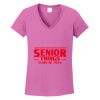 Ladies Heavy Cotton™ 100% Cotton V-Neck T-Shirt Thumbnail