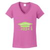 Ladies Heavy Cotton™ 100% Cotton V-Neck T-Shirt Thumbnail