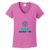 Ladies Heavy Cotton™ 100% Cotton V-Neck T-Shirt Thumbnail