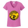 Ladies Heavy Cotton™ 100% Cotton V-Neck T-Shirt Thumbnail